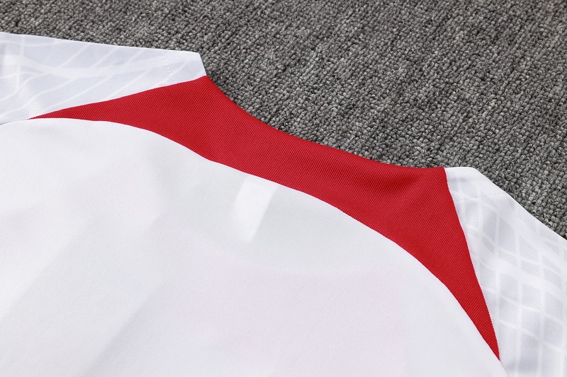 24/25 Liverpool White Training Set Shirt and Shorts