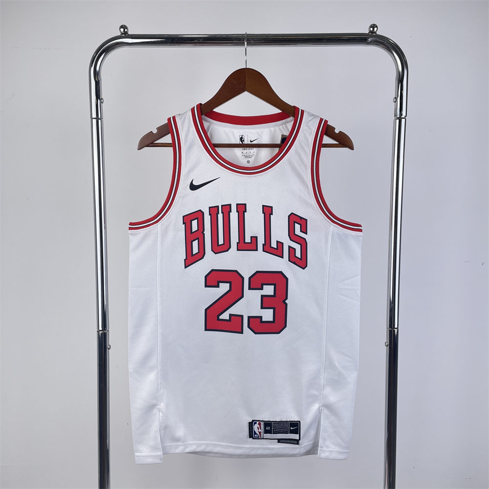 NBA Chicago Bulls JORDAN#23 2022/23 White Icon Edition Swingman Jersey S-XXL