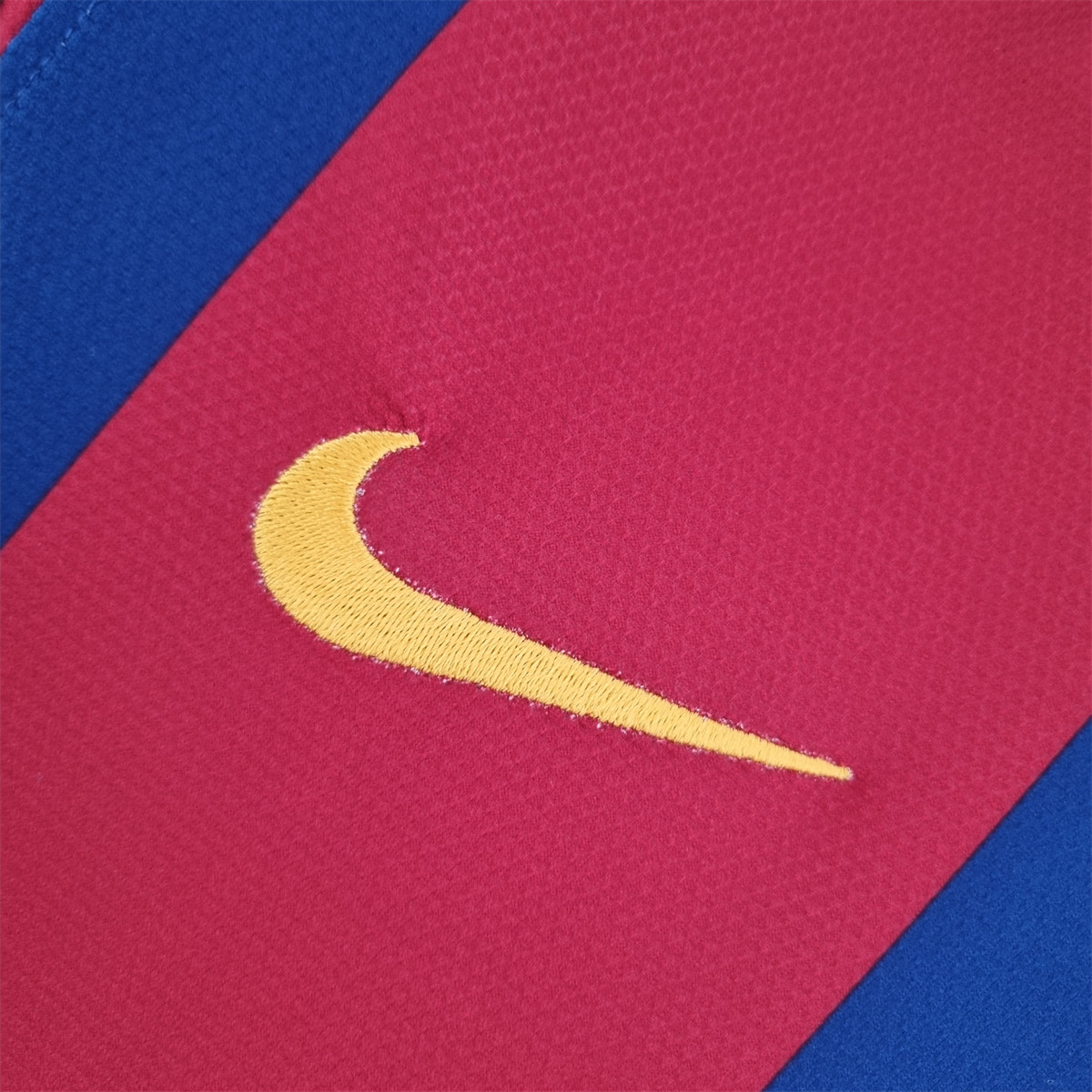 Retro Barcelona 10/11  Long Sleeve UEFA Champions League Home jersey Fan Version