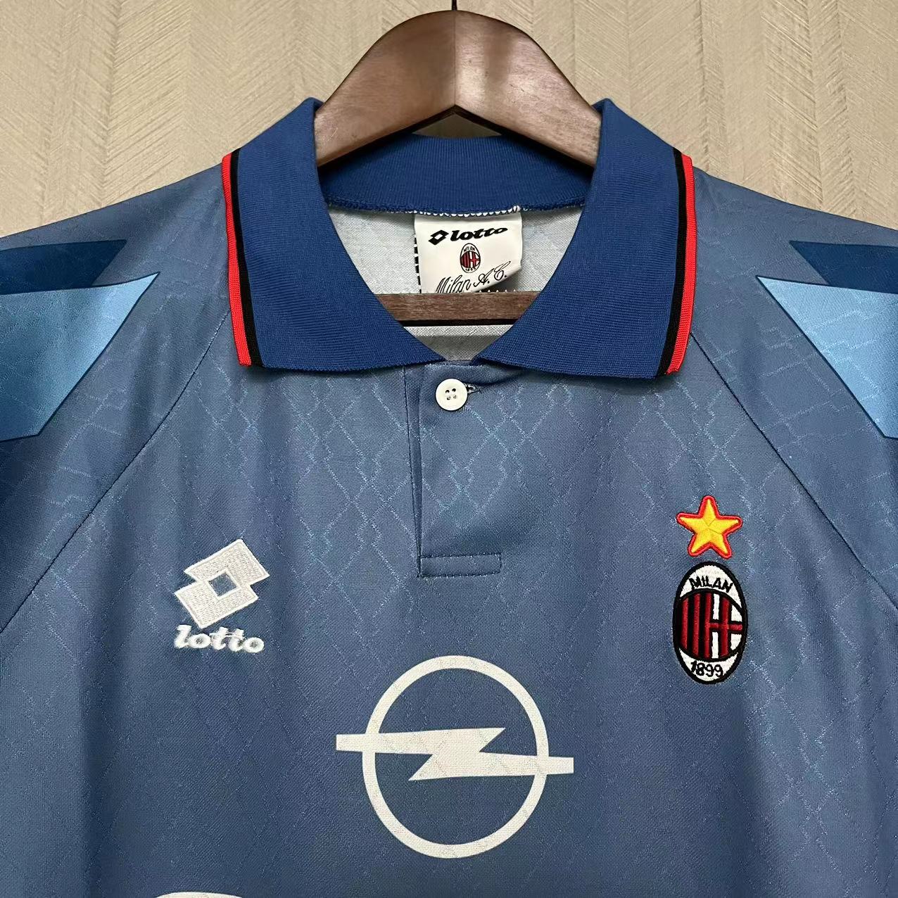 Retro AC Milan 95/96 third away  jersey Fan Version