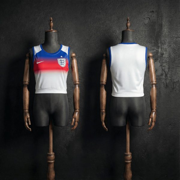 Women's Football Vest England 2026 World Cup Home Jersey