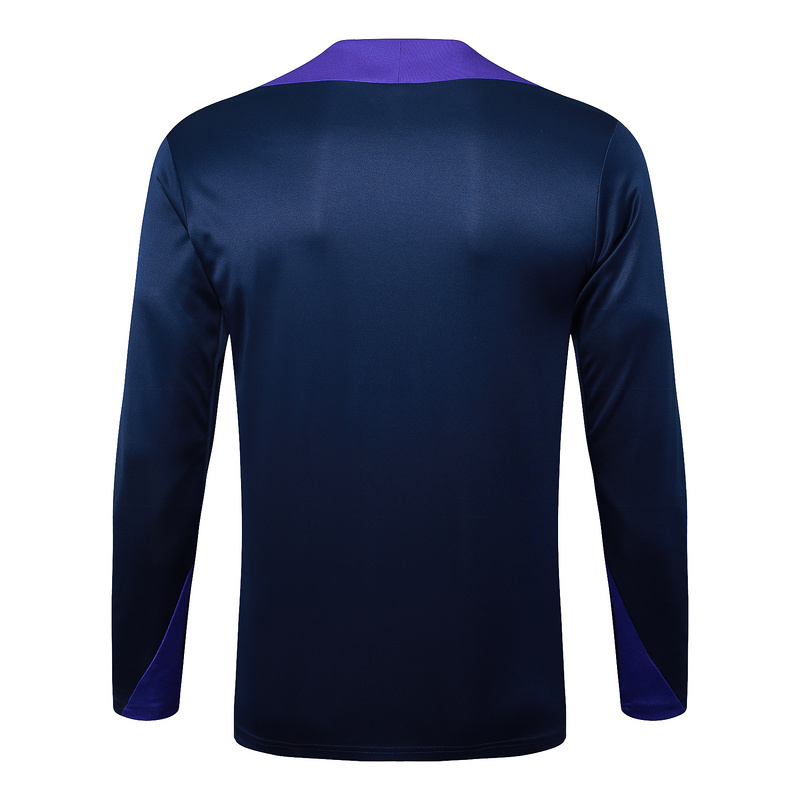 24/25 Corinthians Royal blue Long-sleeved half-pull training kit Football team kit