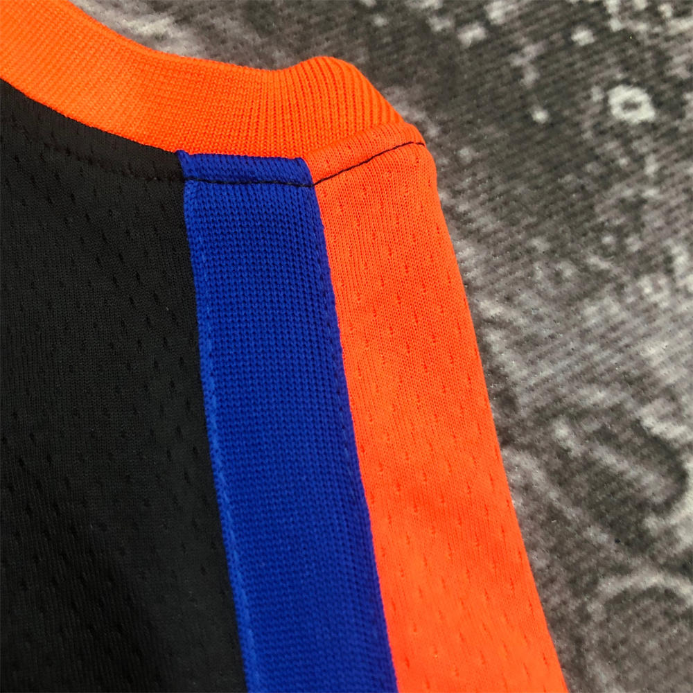NBA New York Knicks V-Neck City Edition Black jersey BRUNSON#11 S-XXL