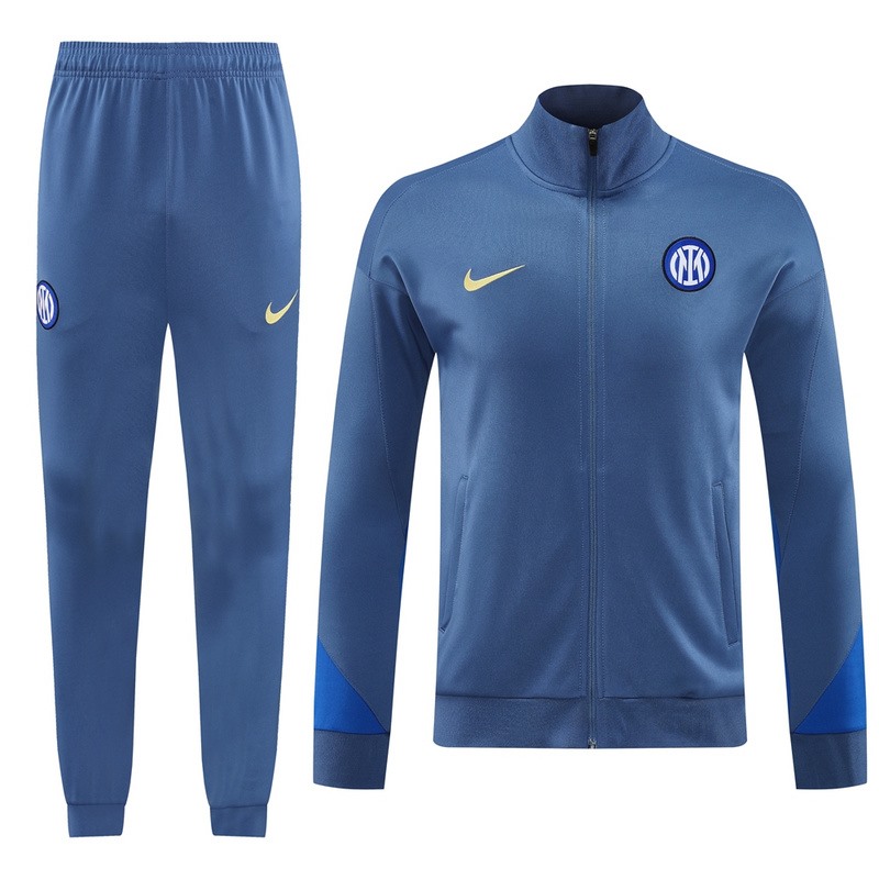 2024 Inter Milan Blue Jacket Training Suit Set Football Team Shirt Sports Fashion