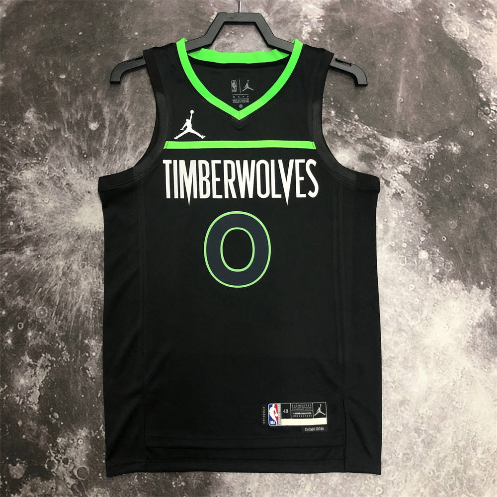 NBA Minnesota Timberwolves V-Neck JORDAN Edition Black Jersey S-XXL