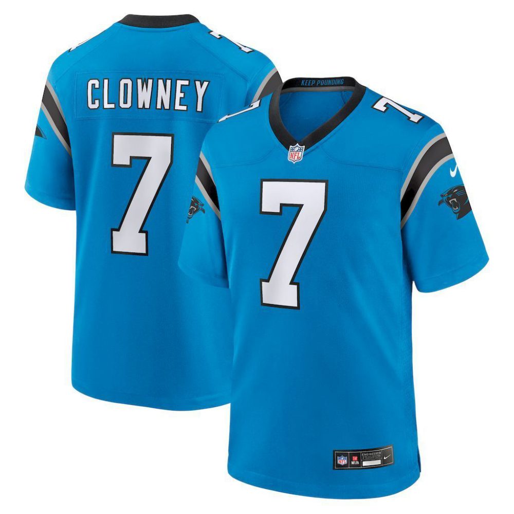 NFL Carolina Panthers Jeysey CLOWNEY #7
