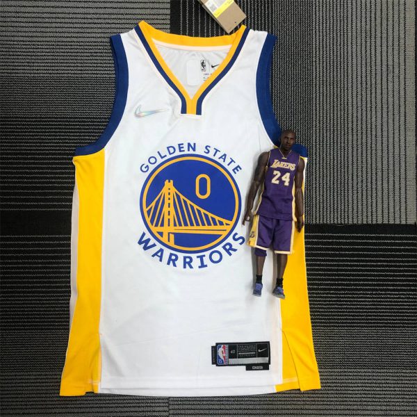 NBA Golden State Warriors V-Neck White Jersey PAYTON Ⅱ#0 S-XXL