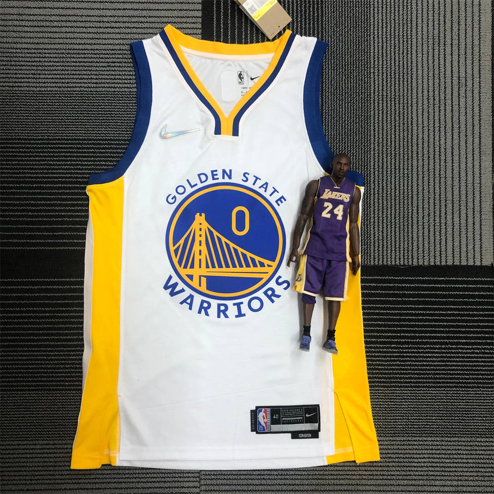 NBA Golden State Warriors V-Neck White Jersey PAYTON Ⅱ#0 S-XXL