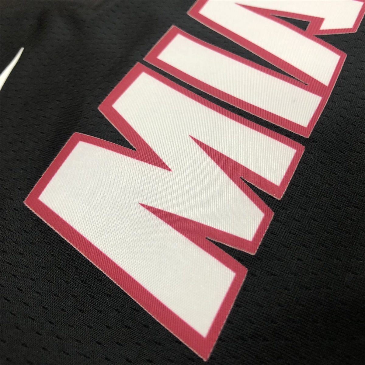 NBA Miami Hearts V-Neck Black Jersey ADEBAYO#13 S-XXL