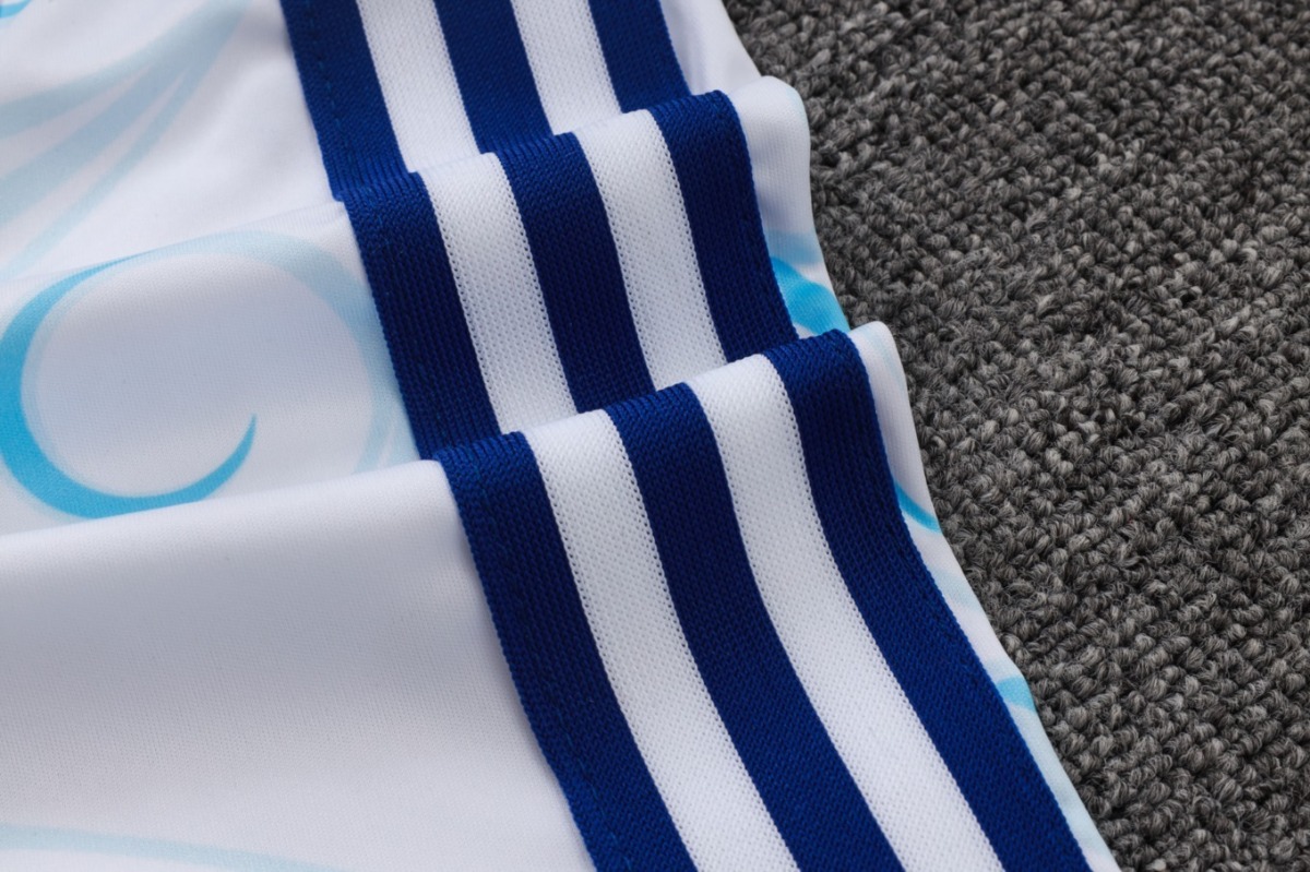 2026 Argentina White Training Set Shirt and Shorts