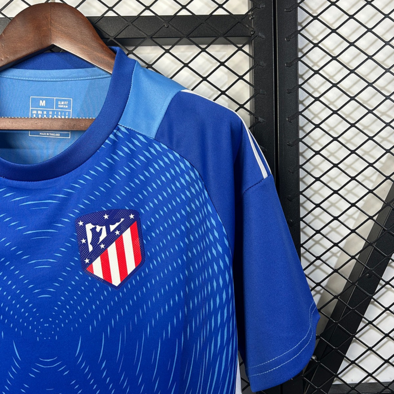2025/26 Atletico Madrid Goalkeeper Blue jersey Fan version
