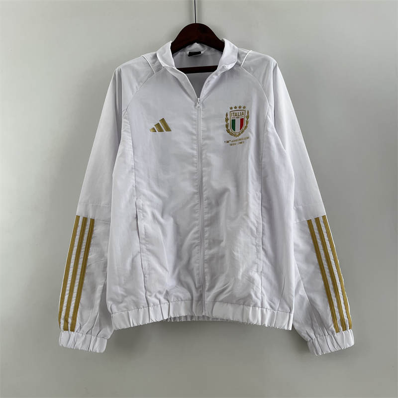 2023 Italian Windbreaker White Sport Unifom jersey Sport Unifom
