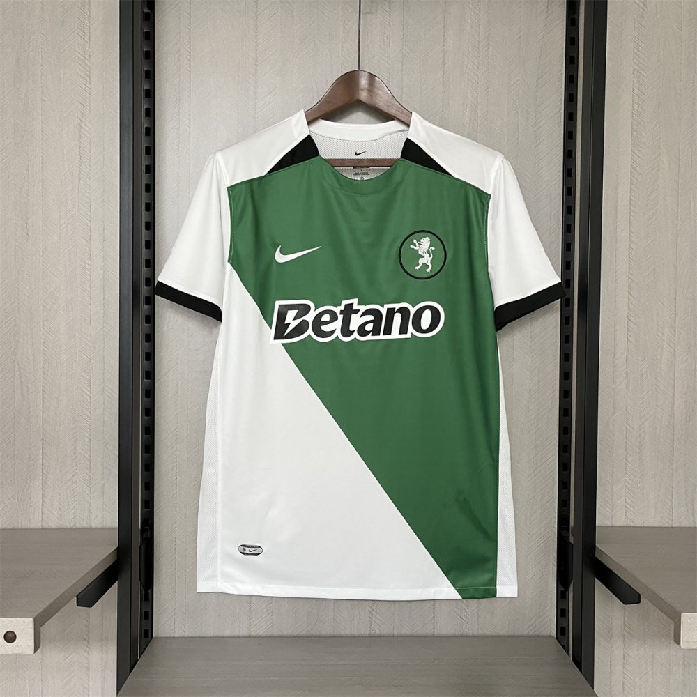 24/25 Lisbon 100th Anniversary Edition White-Green Jersey Fan Version