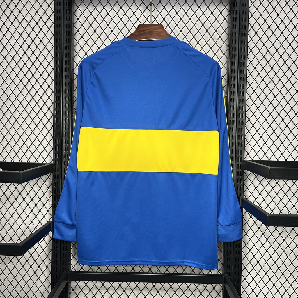 Retro Boca Juniors 1981 Home Long Sleeve jersey Fan Version