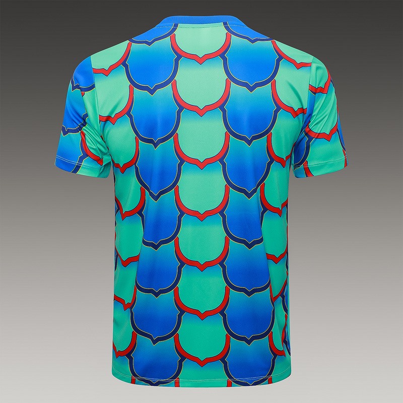 24/25 Barcelona Blue green Training Set Shirt and Shorts