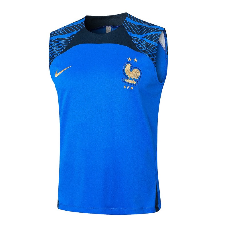 24/25 France Royal Blue Training Set Shirt and Shorts