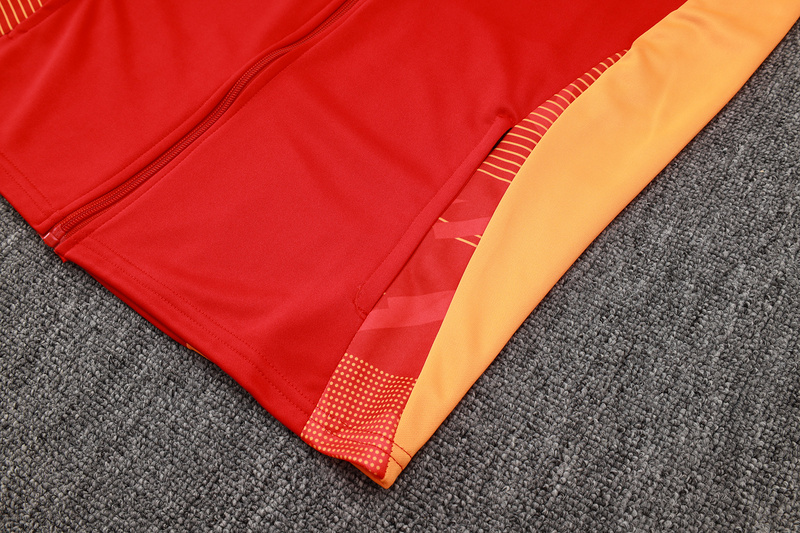 2024/25 Bayern Munich Red Jacket Training Suit Set Football Team Shirt Sports Fashion