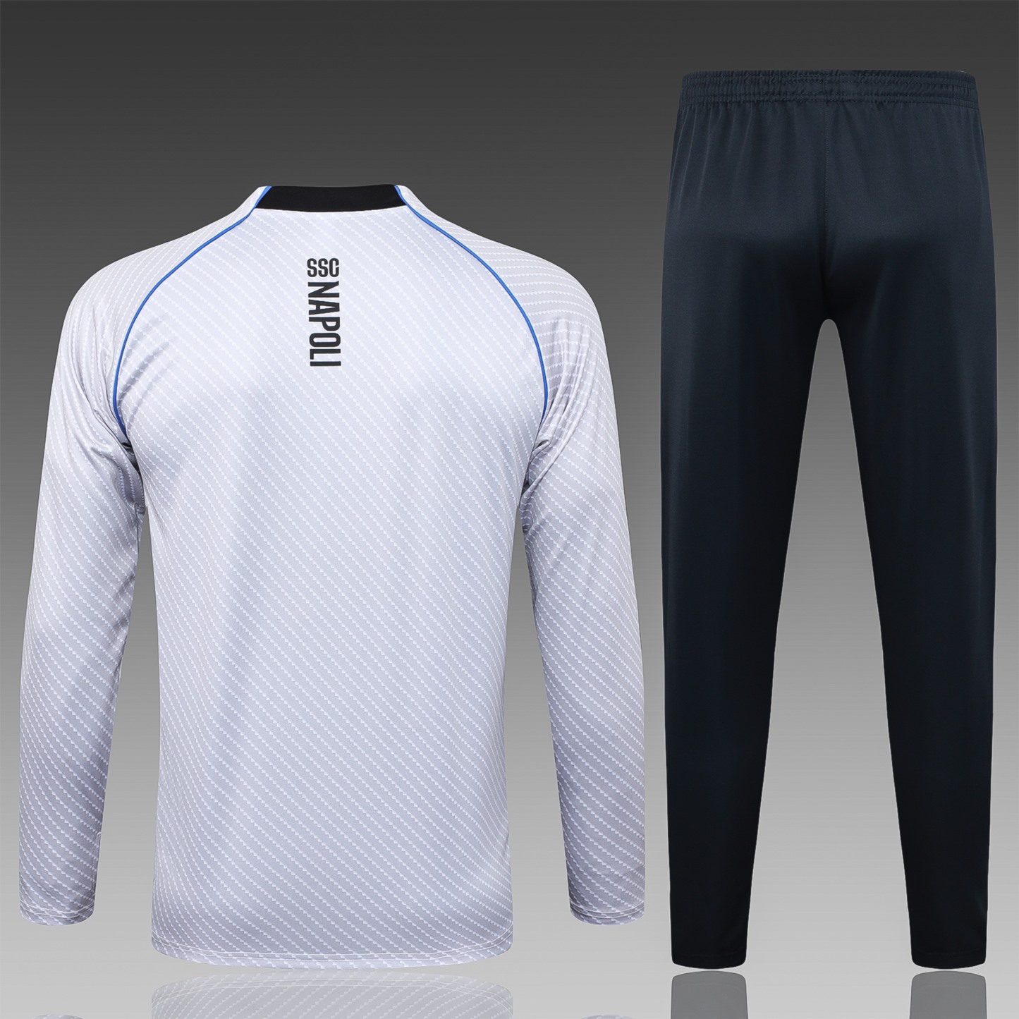 2025/26 Naples light gray Long-sleeved half-pull training kit Football team kit