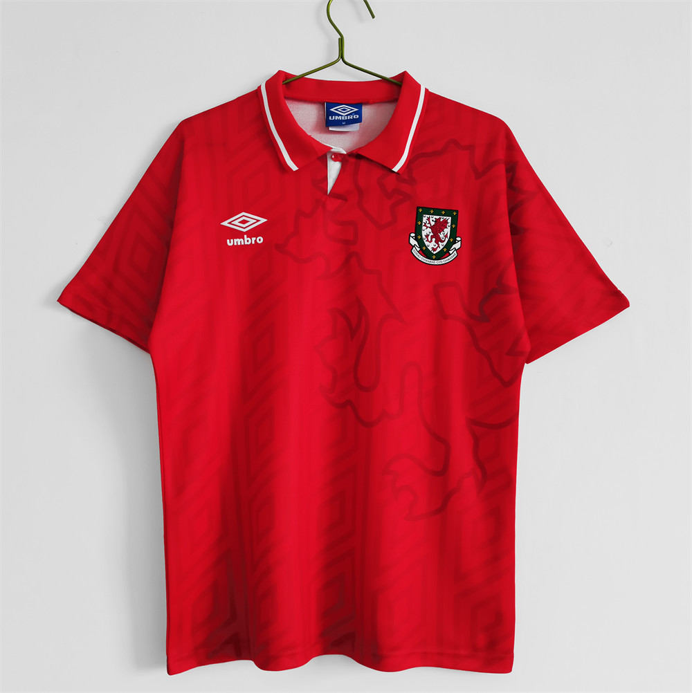 Retro Wales 1992/94 Home jersey Fan Version