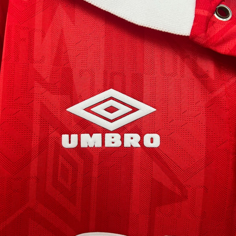 Retro Manchester United 1992/94 home Long Sleeves jersey Fan Version