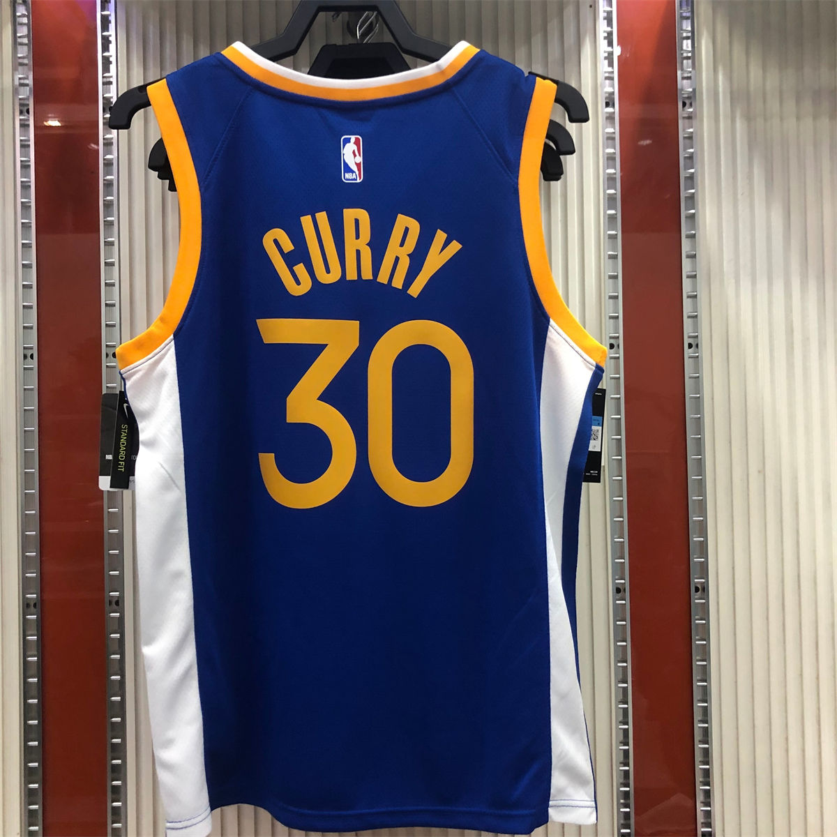 NBA Golden State Warriors V neck Blue Jersey CURRY#30 S-XXL