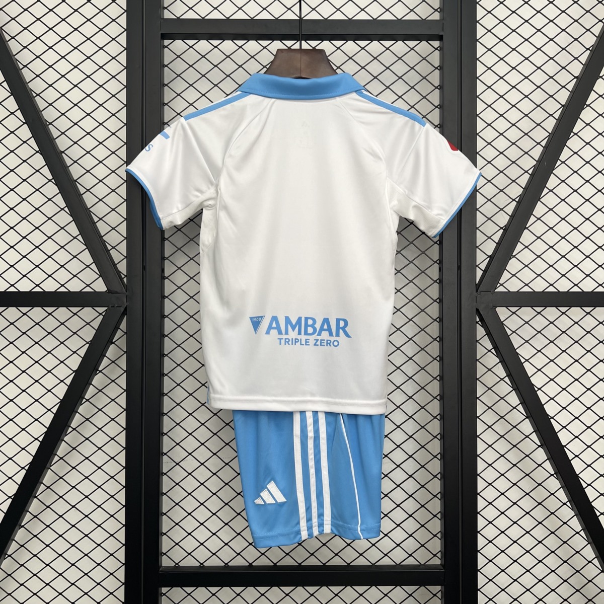 2025/26 Real Zaragoza Home jersey Kid Kits Size 16-28