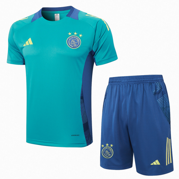 24/25 Ajax Blue Training Set Shirt and Shorts
