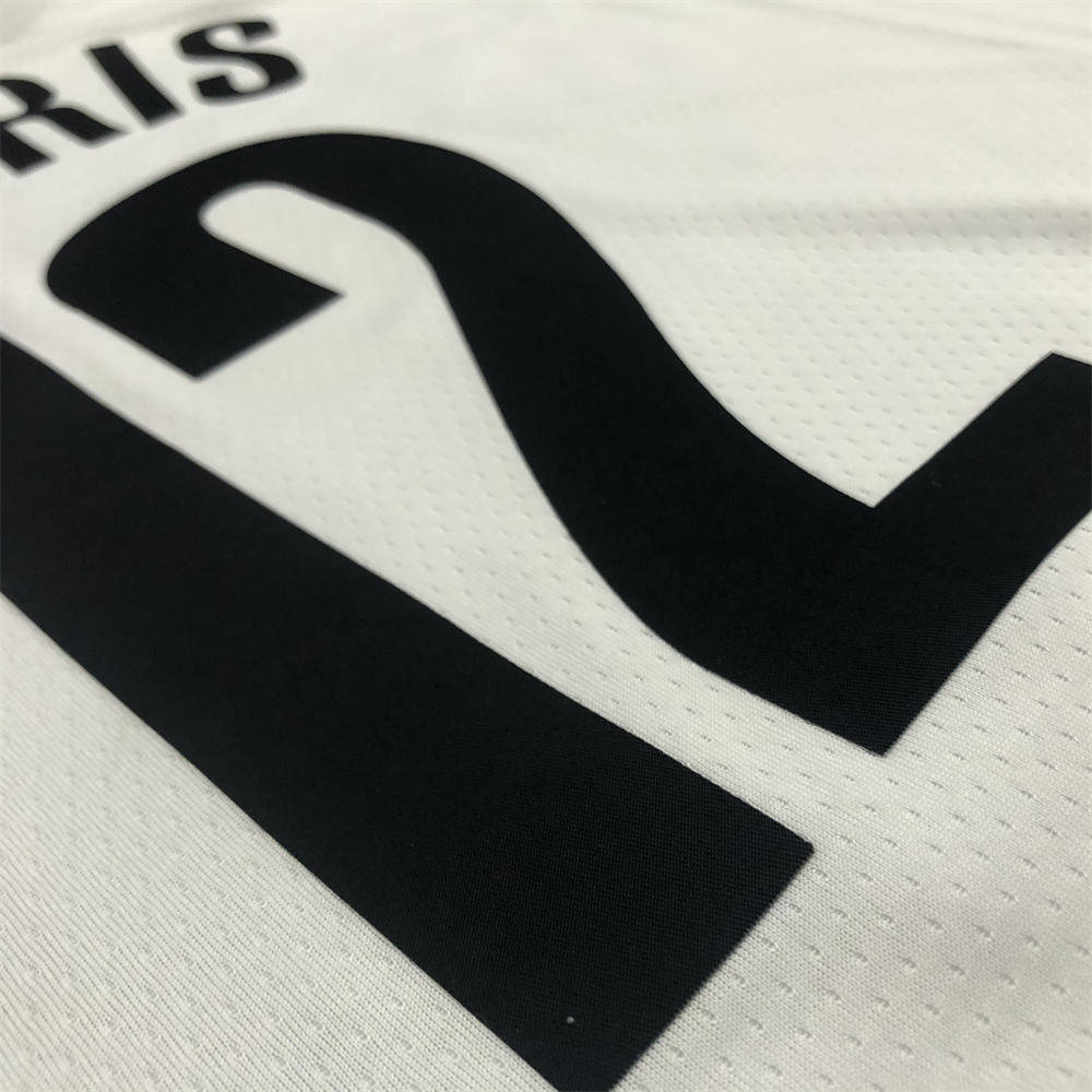 NBA Brooklyn Nets V-Neck White 75th anniversary Jersey HARRIS#12 S-XXL