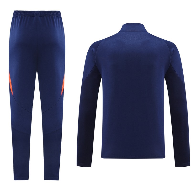2024 Spain Royal Blue Jacket Training Suit Set Football Team Shirt Sports Fashion
