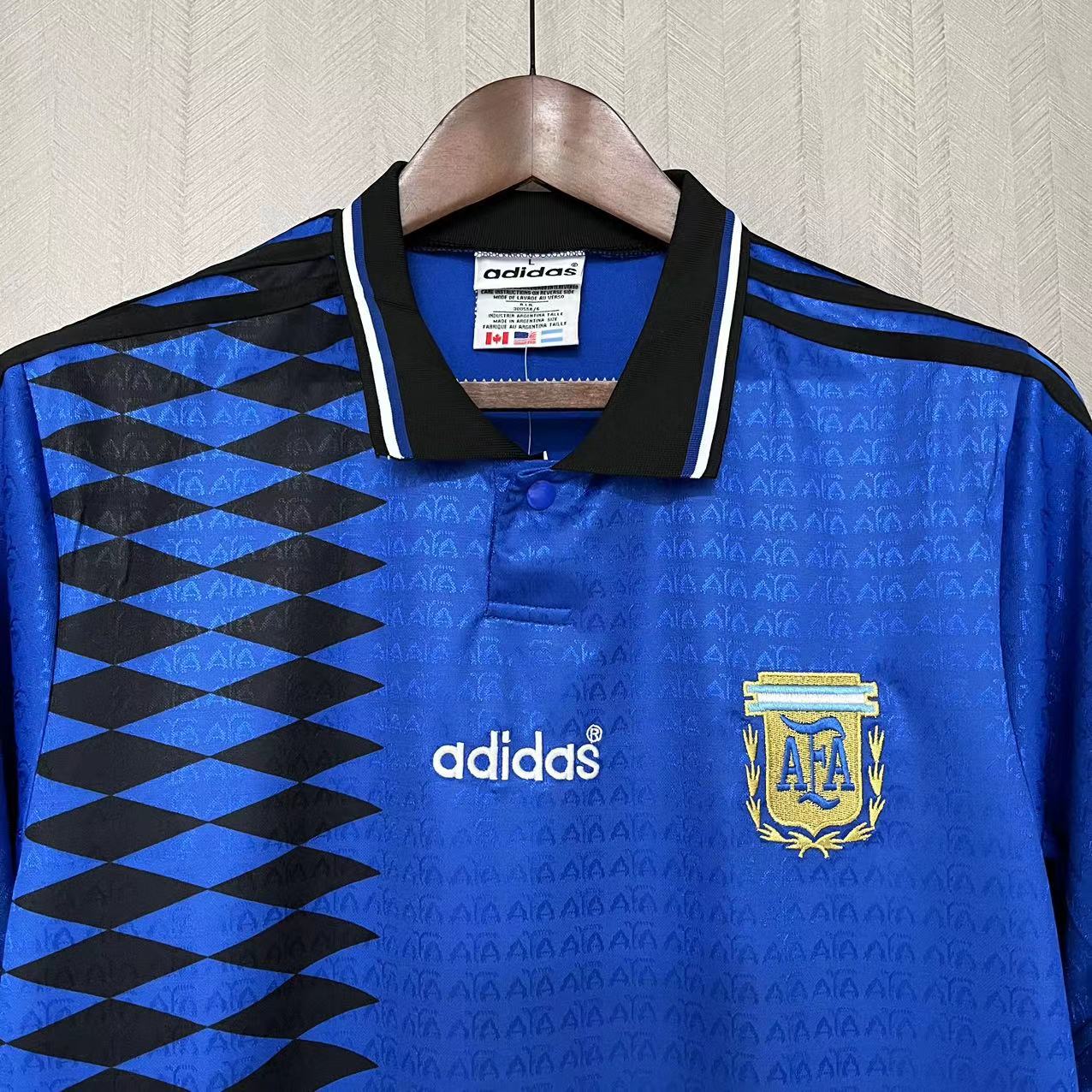 Retro Argentina 1994 Away jersey Fan Version