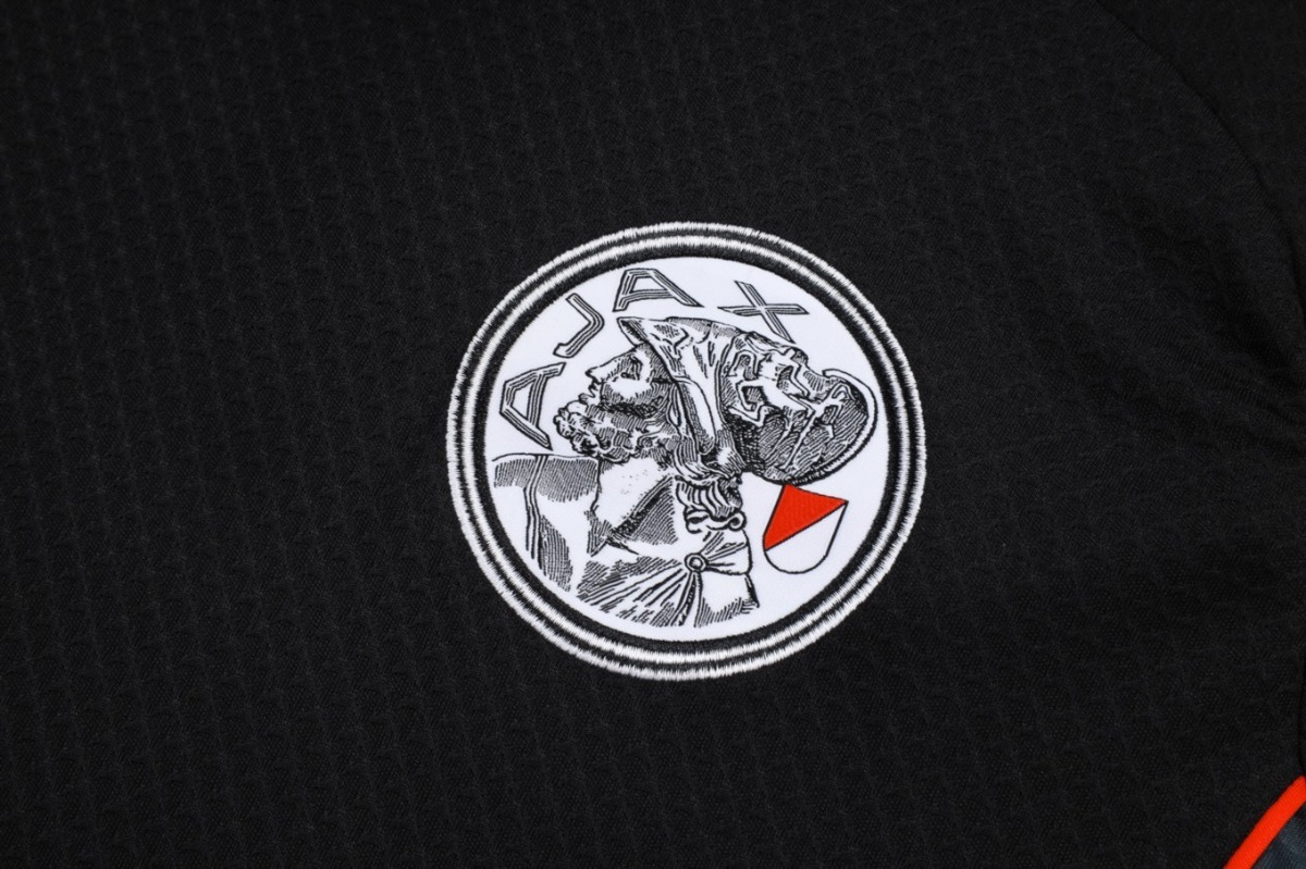 2026 Ajax Black Training Set Shirt and Shorts