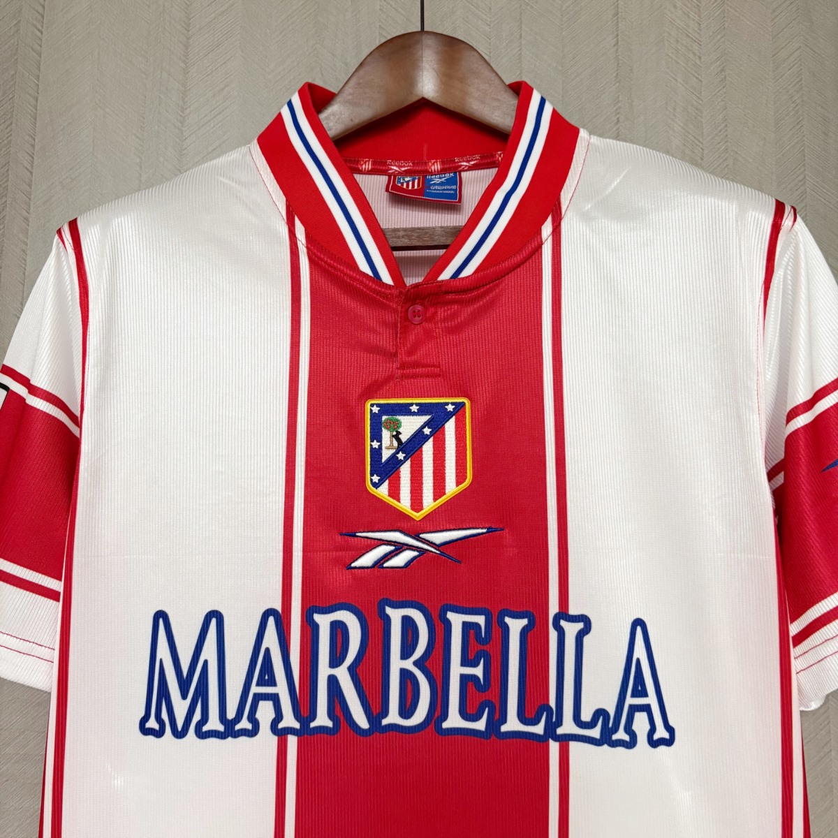 Retro Atletico Madrid 99/00 Home Jersey Fan Version