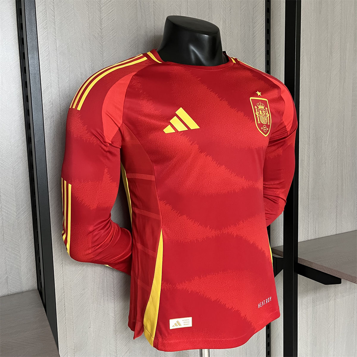 24/25 Spain Euro Home Jersey Long Sleeve Player Version