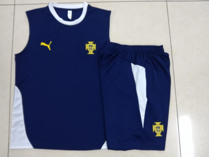 2025/26 Portugal Royal blue Training Set Shirt and Shorts