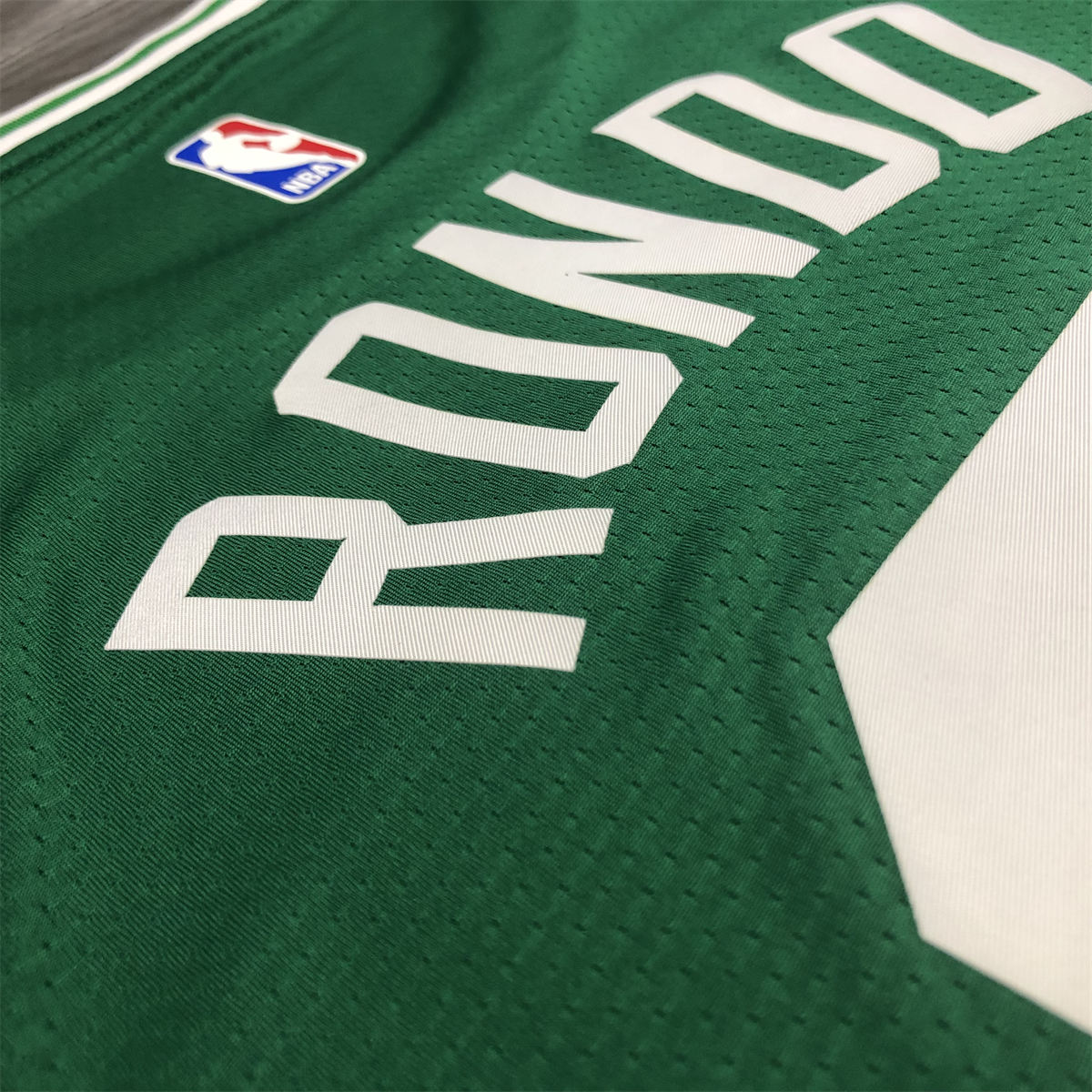NBA Boston Celtics round neck Retro Green Jersey Rondo#9 S-XXL