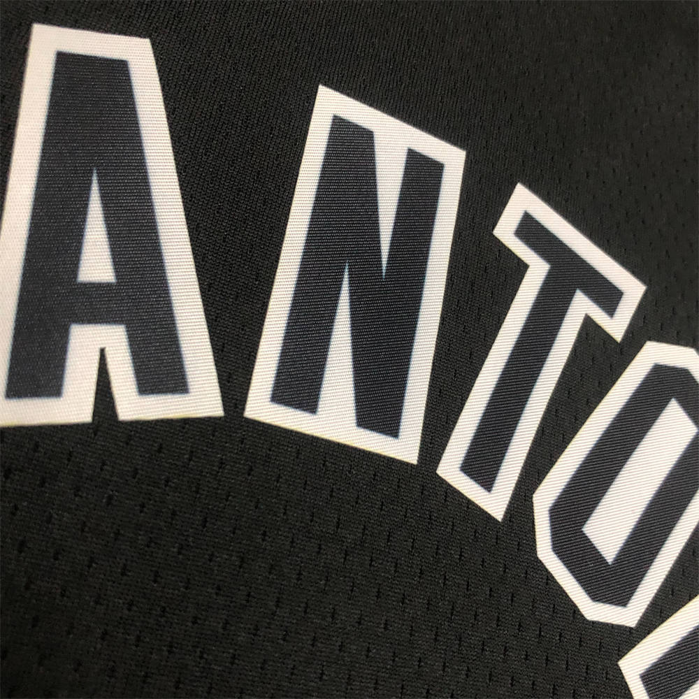 NBA San Antonio Spurs Round Neck Black jersey DUNCAN#21 S-XXL