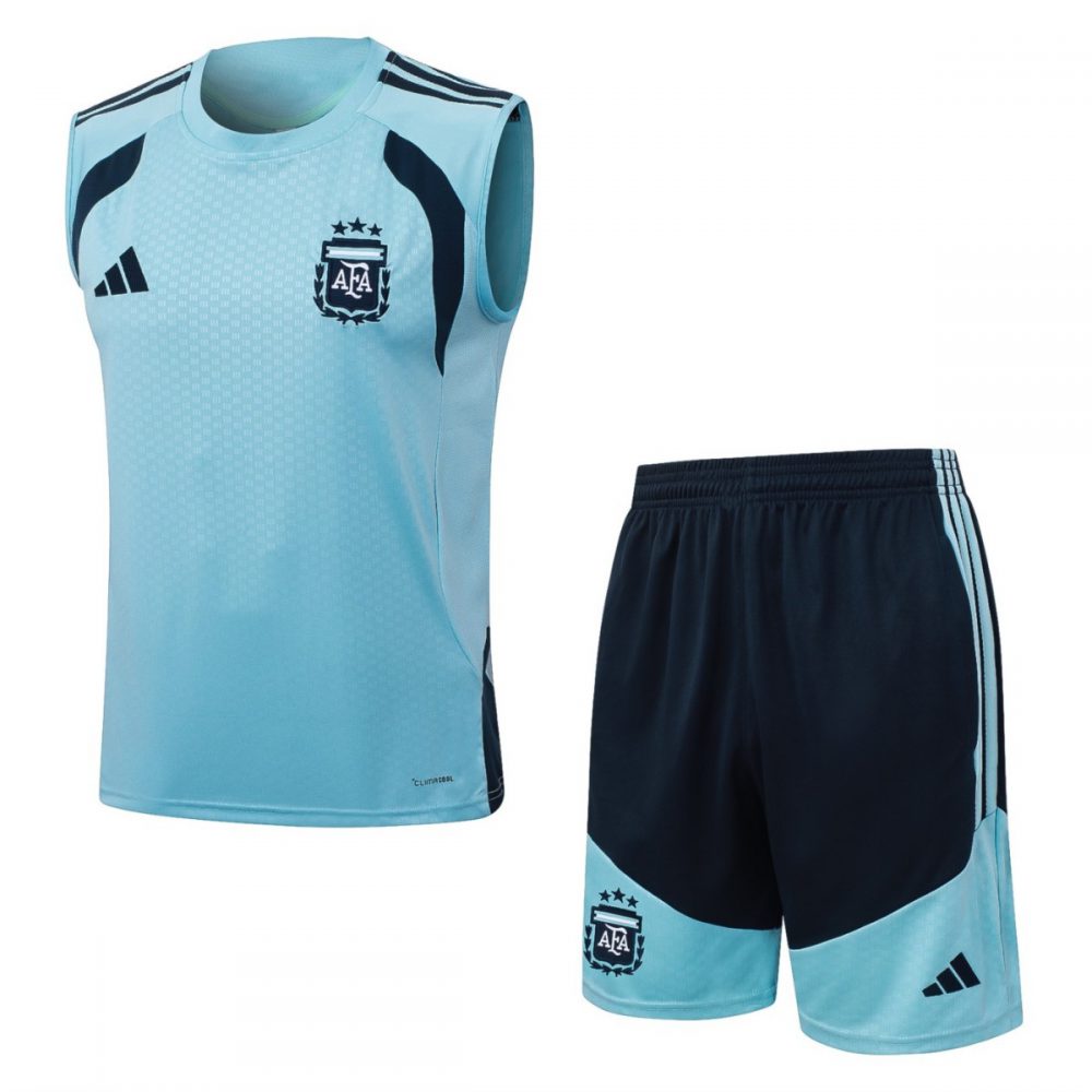 2026 Argentina Sky blue Training Set Shirt and Shorts