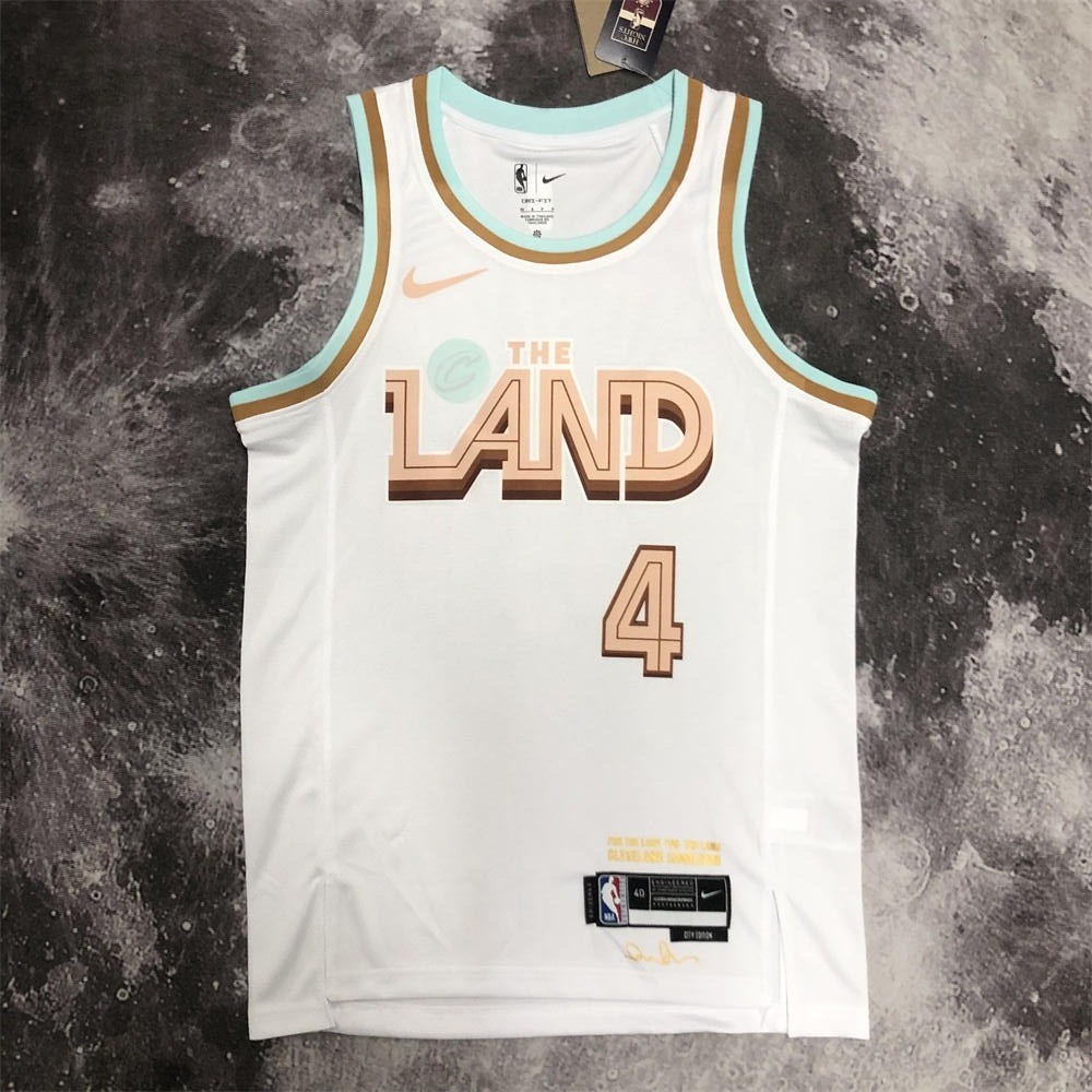 NBA Cleverland Cavaliers Round Neck White jersey MOBLEY#4 S-XXL