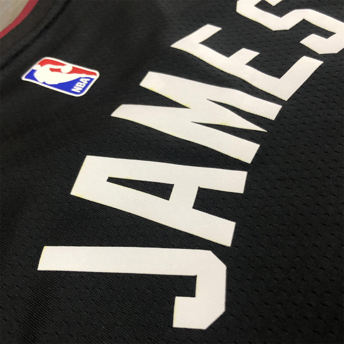 NBA Miami Hearts V-Neck Black Jersey JAMES#6 S-XXL