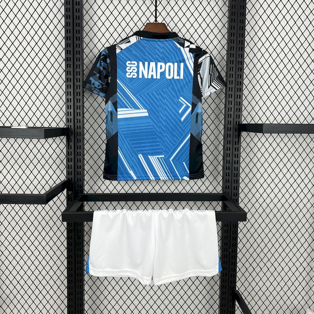 2024/25 Napoli Coca-Cola Joint edition jersey Kid Kits Size 16-28