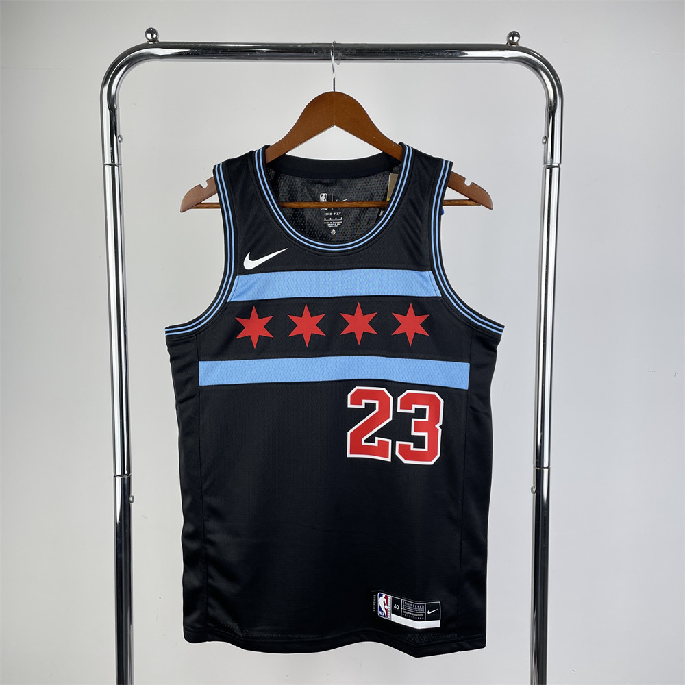 NBA Chicago Bulls JORDAN#23 2019 Black JORDAN Edition Swingman Jersey S-XXL