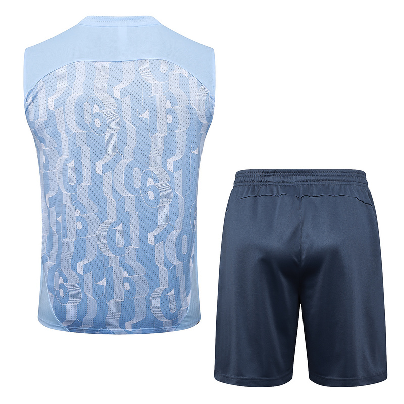 24/25 Manchester City Light blue Training Set Shirt and Shorts