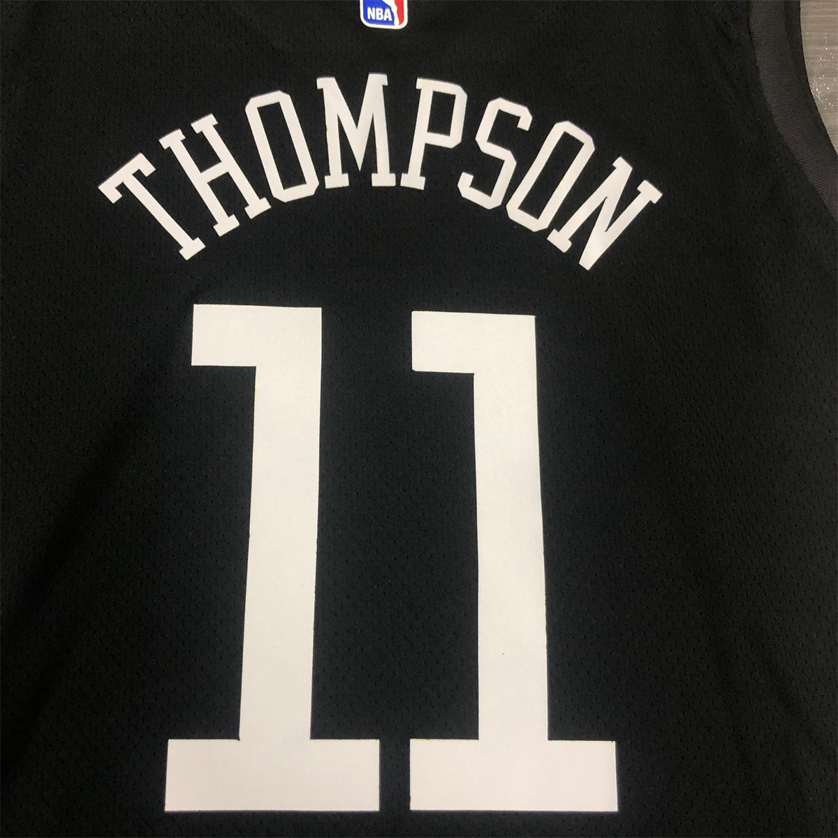 NBA Golden State Warriors V neck Black Jersey THOMPSON#11 S-XXL