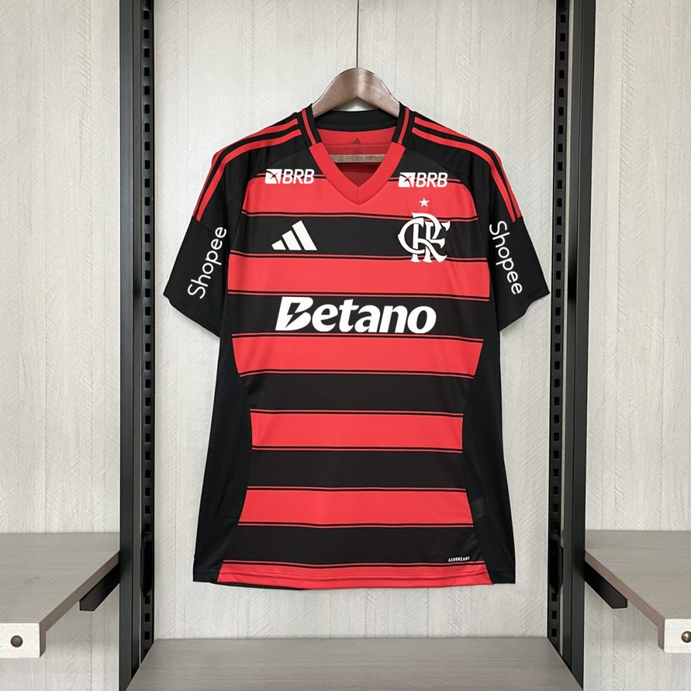 2025/26 Flamengo Home Jersey Fan Version