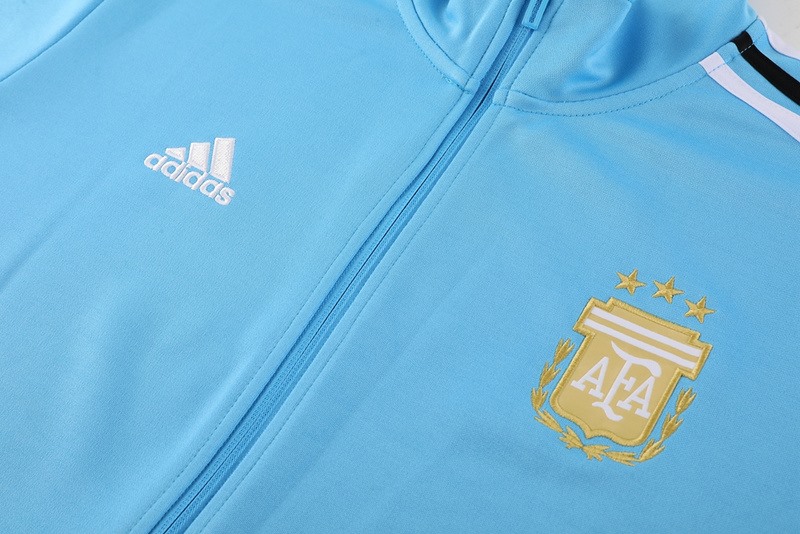 2024 Argentina Sky Blue Jacket Training Suit Set Football Team Shirt Sports Fashion