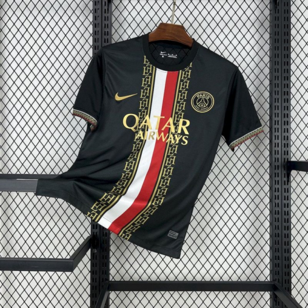 2025/26 PSG Black and Gold Edition Jersey Fan Version