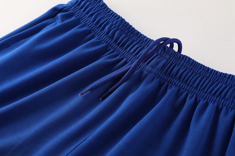 2024 Netherlands Blue Long-sleeved half-pull training kit Football team kit