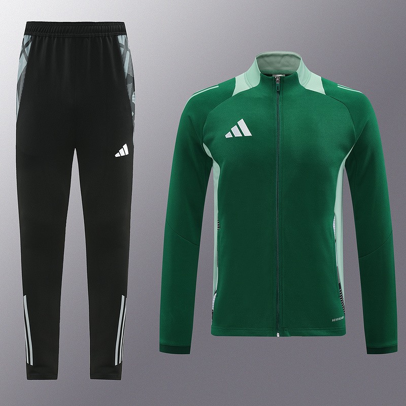 2024 Nike Green Jacket Training Suit Set Football Team Shirt Sports Fashion