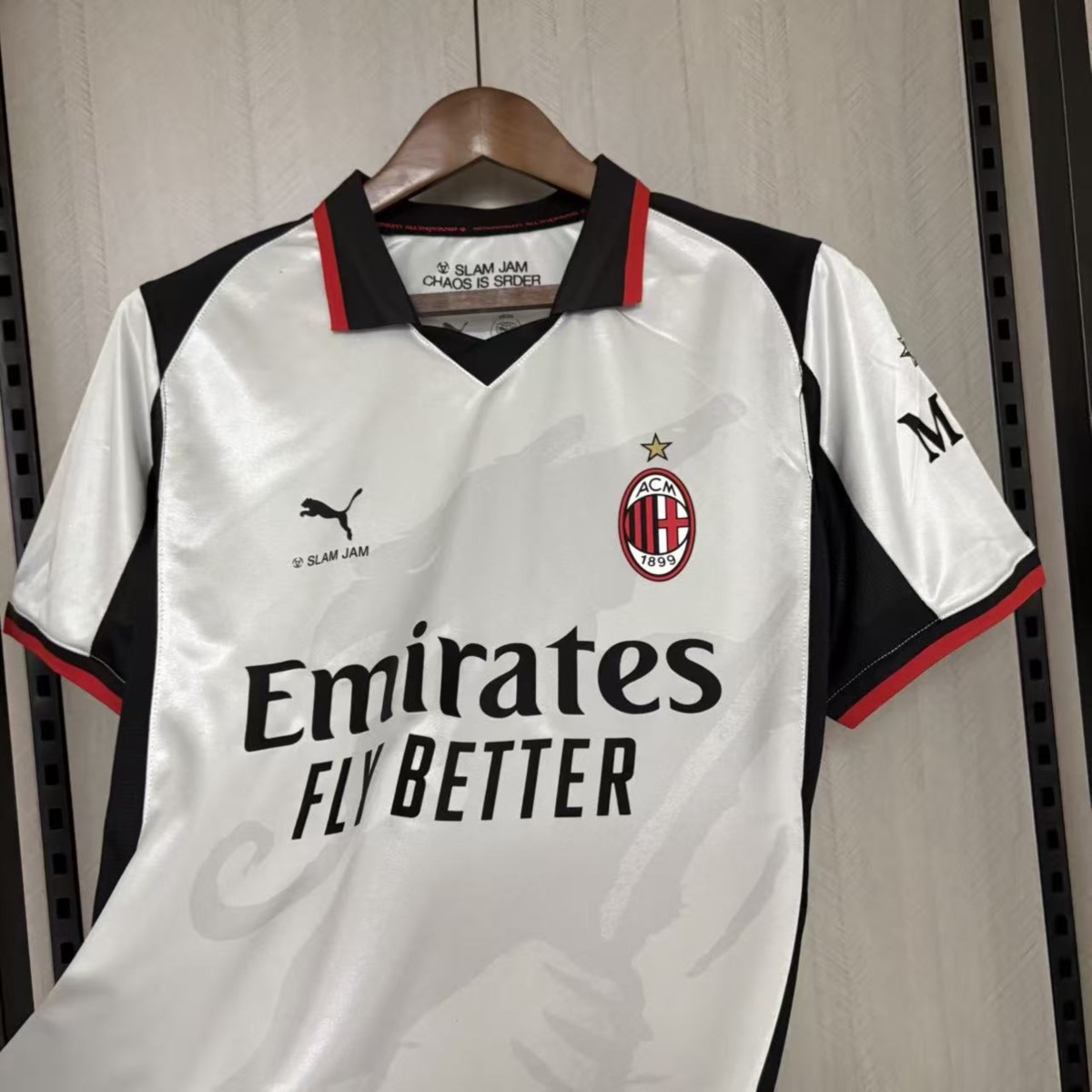 2025/26 AC Milan x Slam Jam Gray Jersey Fan Version