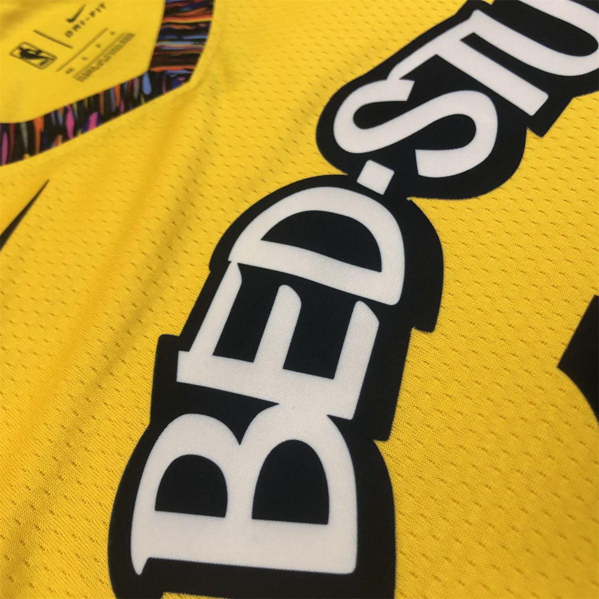 NBA Brooklyn Nets V-Neck Yellow Jersey HARDEN#13 S-XXL